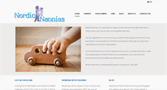 Desktop Screenshot of nordicnannies.com